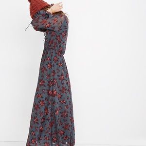Madewell Willowleaf Maxi Dress in Winter Orchid